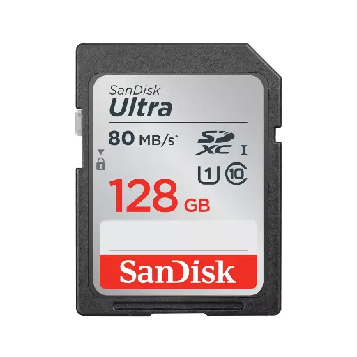 SanDisk 128GB Ultra SDXC UHS-I Class10 Memory Card - 140MB/s